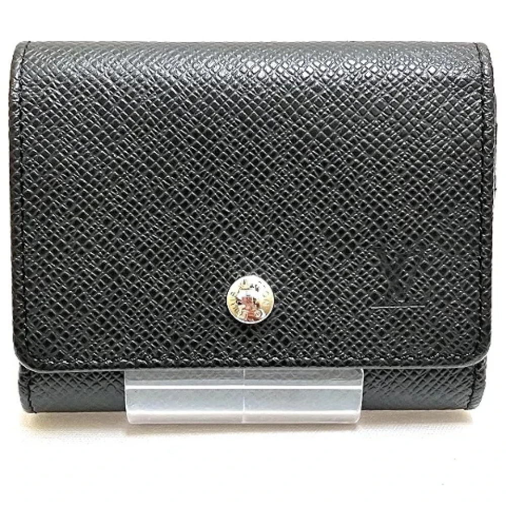 Louis Vuitton Vintage Pre-owned Canvas wallets Black Heren