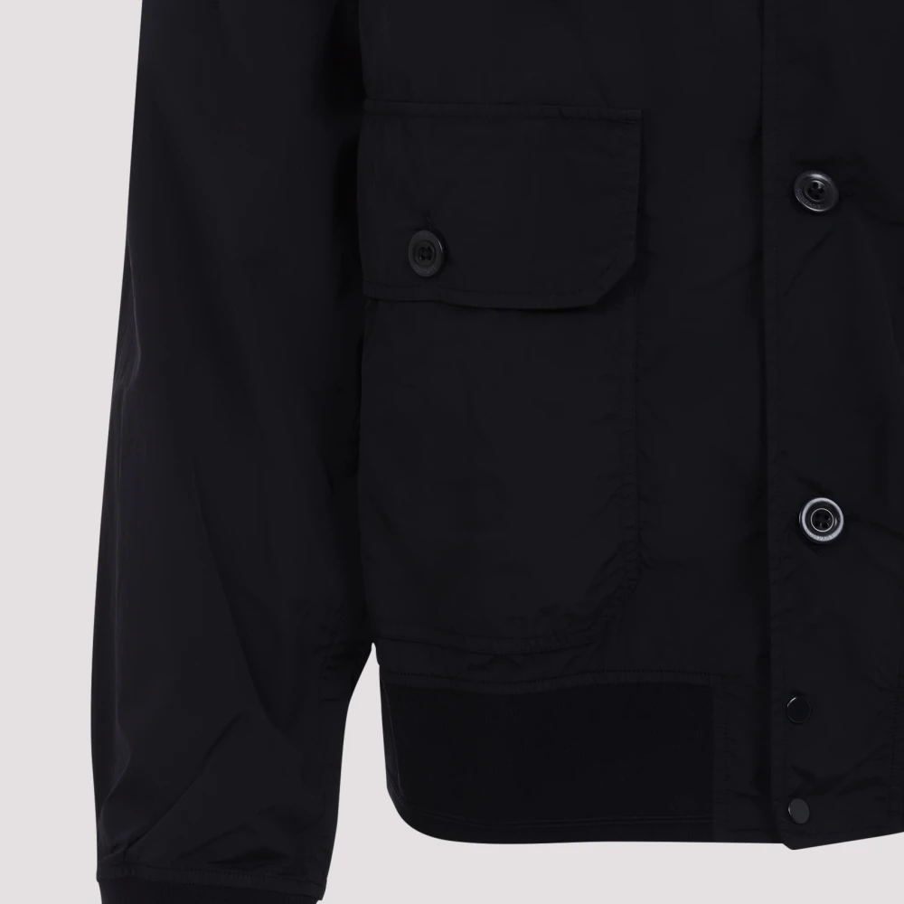 C.P. Company Eclipse Full Button Jas Black Heren
