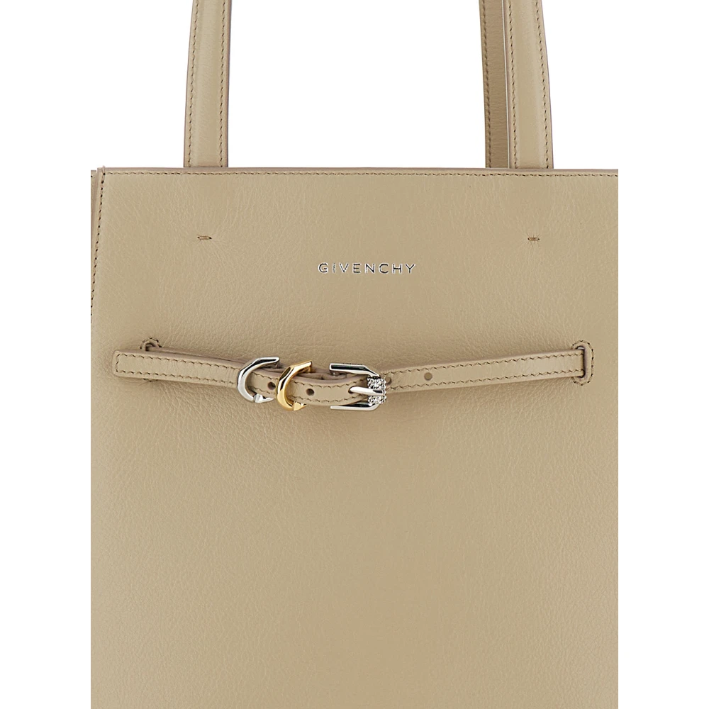 Givenchy Beige Tote Bag met Verstelbare Gespen Beige Dames