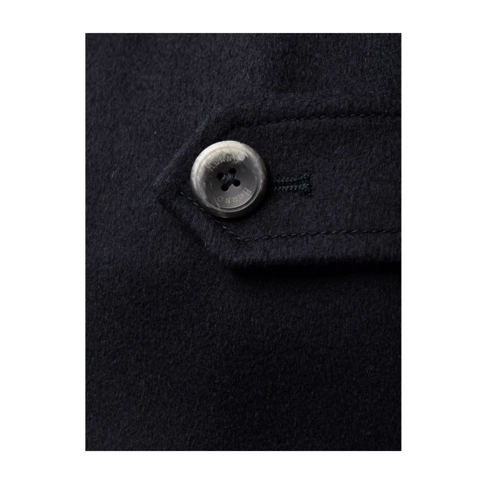 Herno Enkelrijig Jas Blue Heren