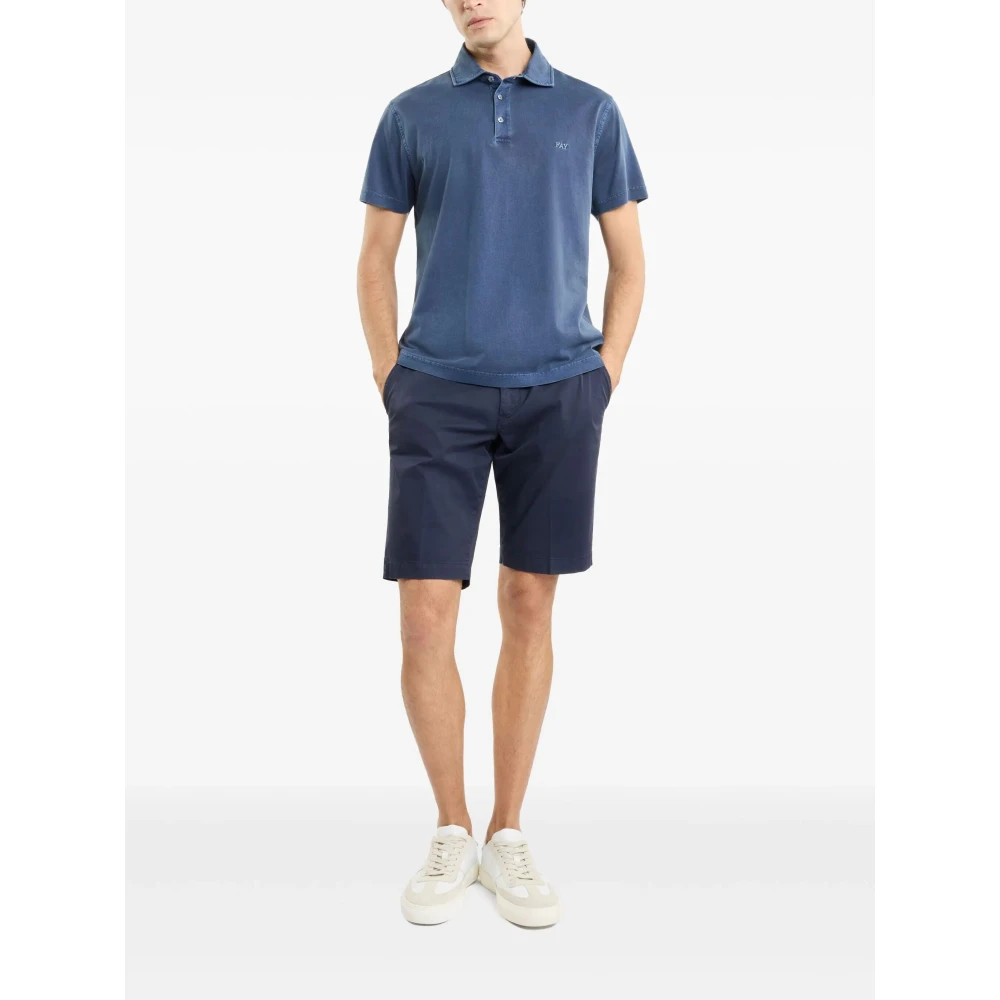 Fay Klassieke Polo in Marineblauw Blue Heren