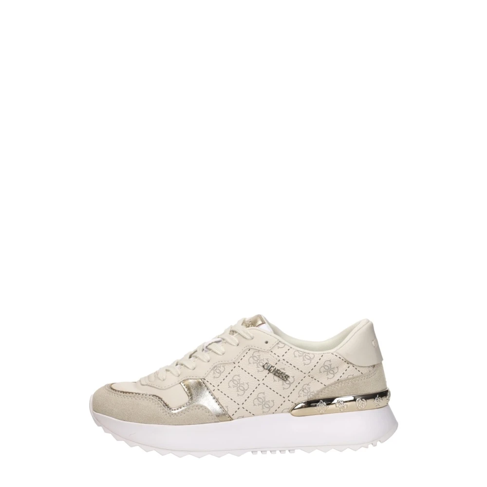 Guess Women's Beige Vinsa Running Shoe - Sneakers - 7 Uk - Shoes