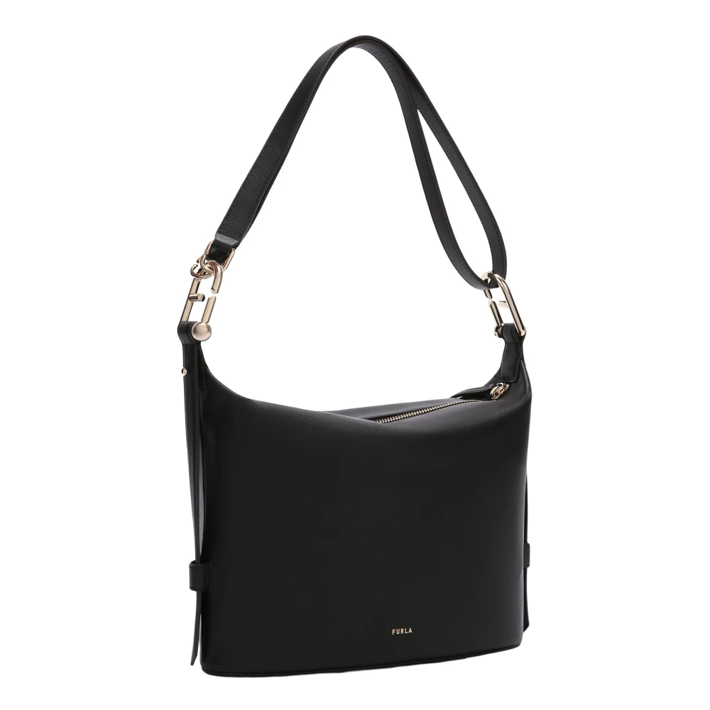 Furla Nuvola Schoudertas Black Dames