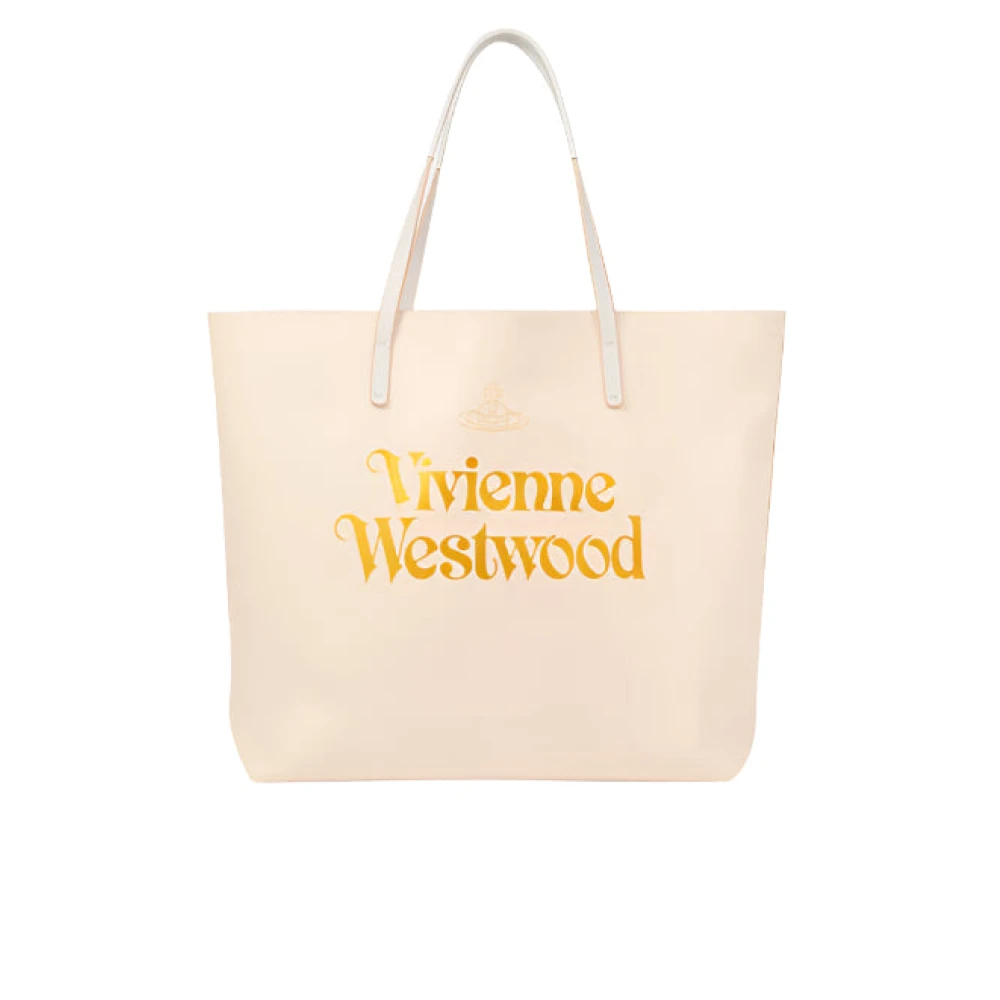 Vivienne Westwood Minimalistische Studio Shopper Handtas Pink Dames