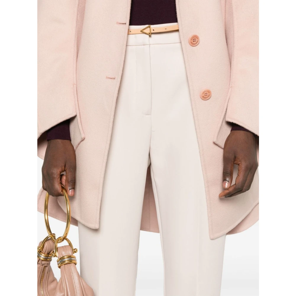 Liu Jo Beige Textuur Flare Broek Beige Dames