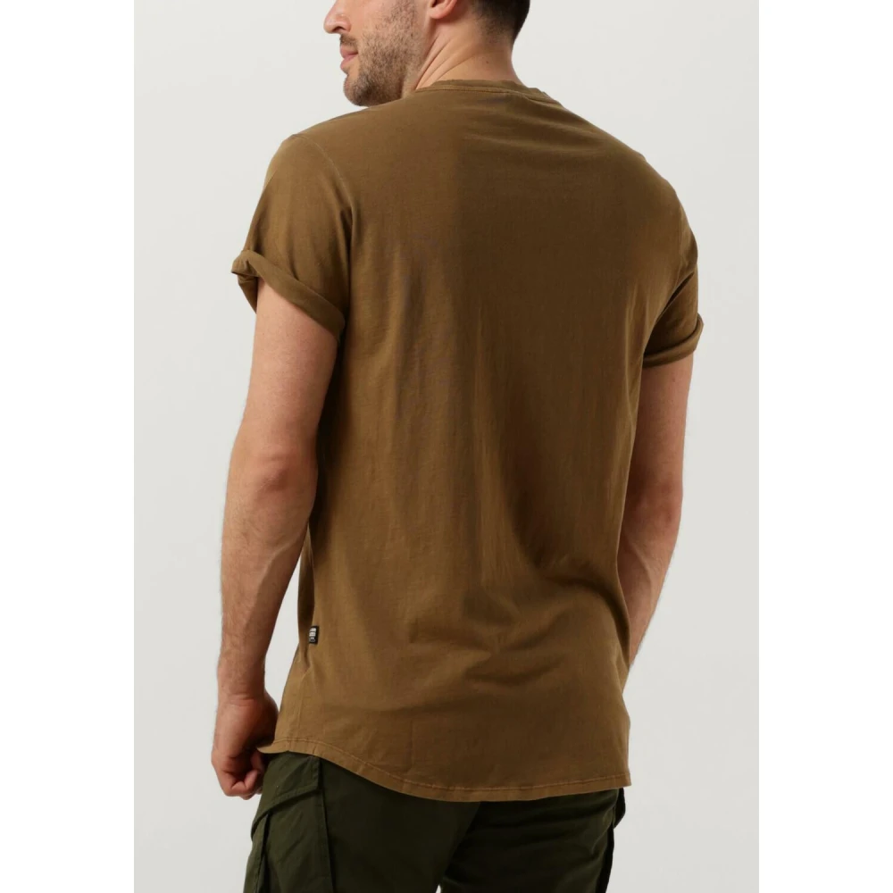 G-Star Heren Polo & T-shirts Lash R Brown Heren