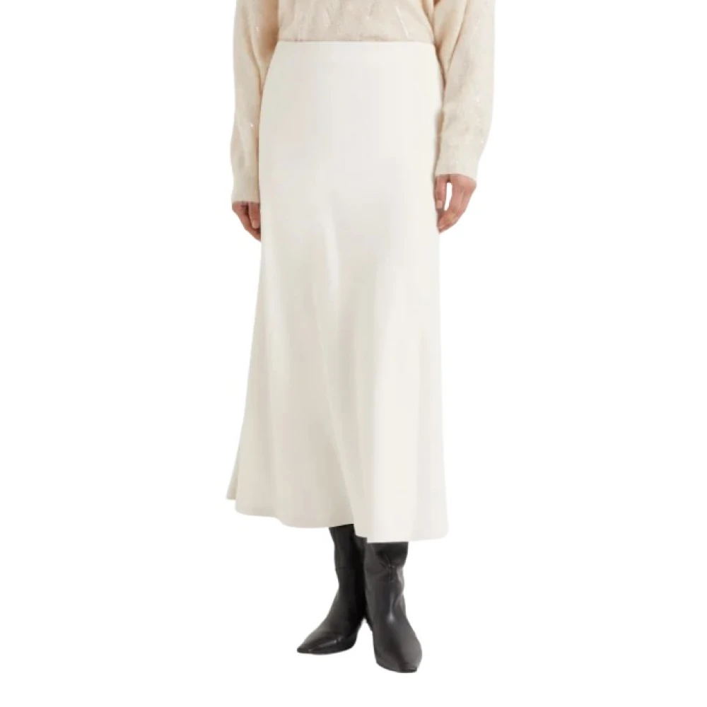 BRUNELLO CUCINELLI Witte Rokken voor Vrouwen White Dames