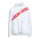 veste-blanche-a-capuche-et-logo-windbreaker