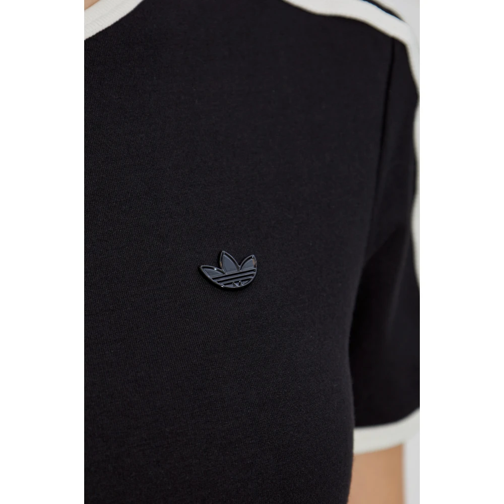 adidas Originals T-shirt met logo Black Dames