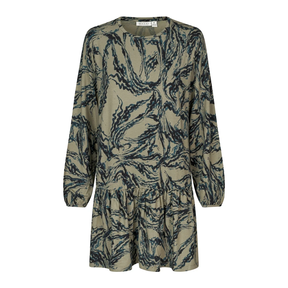 Masai Feminine Tuniek met A-lijn Rok Multicolor Dames