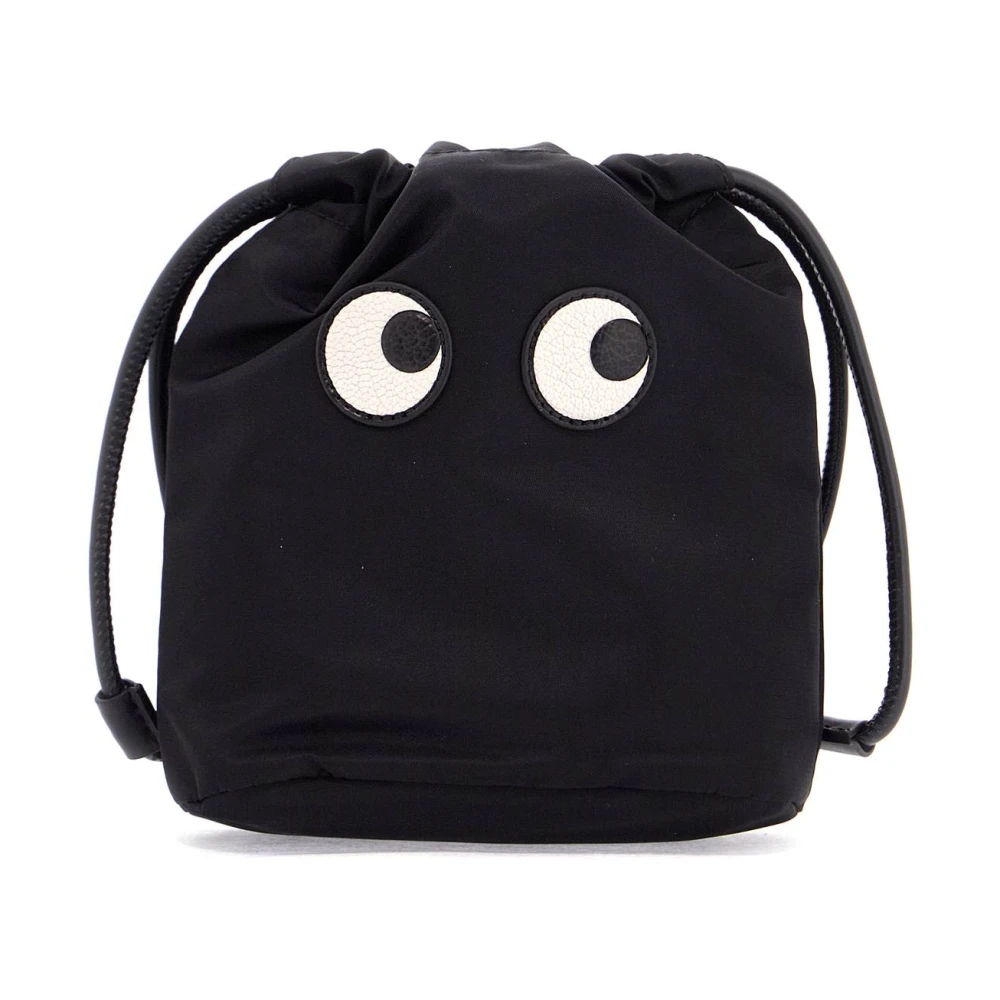 Anya Hindmarch Iconische Mini Pouch voor Ogen Black Dames