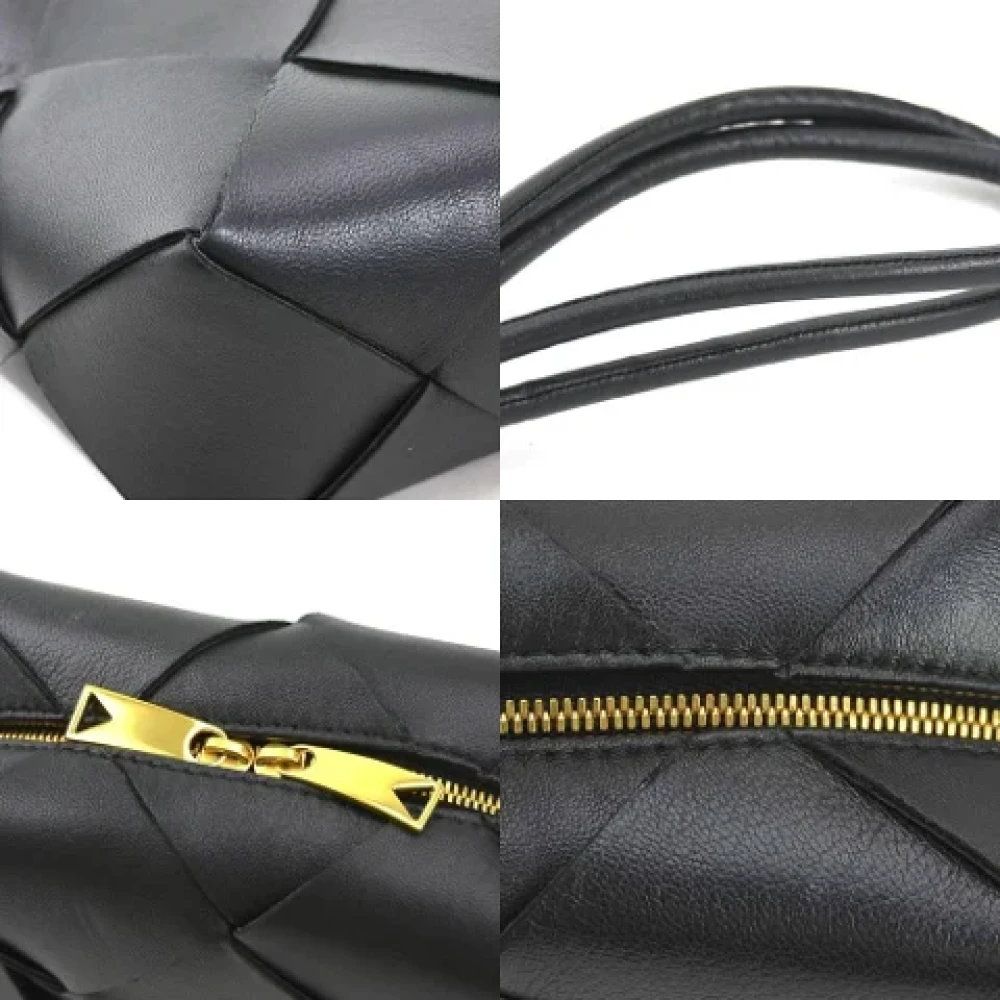 Bottega Veneta Vintage Pre-owned Leather shoulder-bags Black Dames