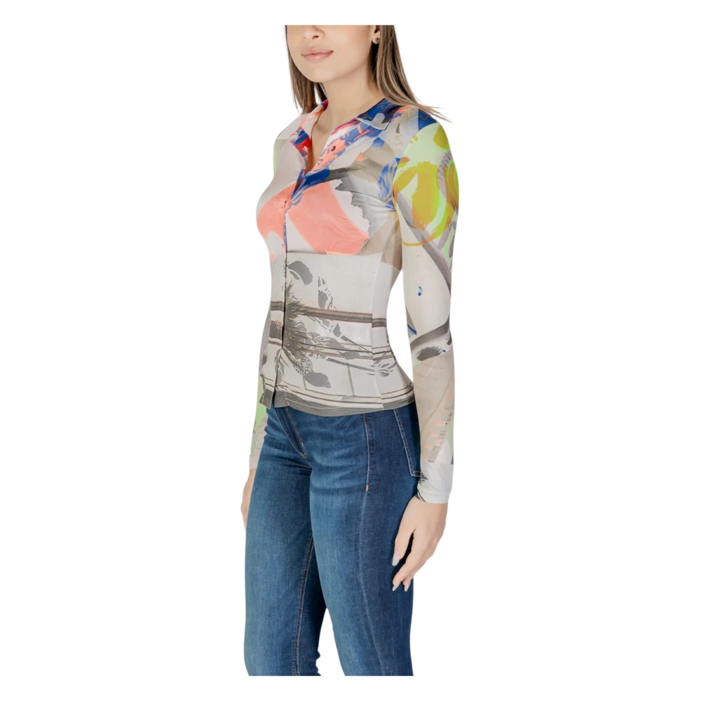 Desigual Lange mouwen shirts Lente Zomer Collectie Multicolor Dames
