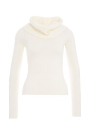 Wygodny Biały Sweter AW23