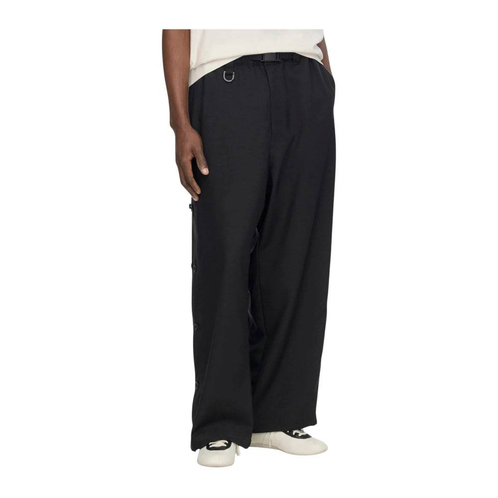 Y-3 Uomo Nero - Sport Uniform Adaptive Flare Pants, Size: L - Immagine 5