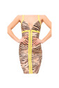 robe-midi-beige-a-imprime-animalier