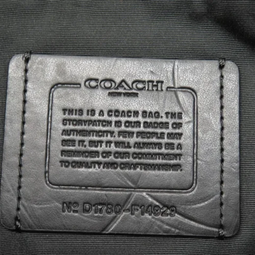 Coach Pre-owned Plastic totes Brown Dames