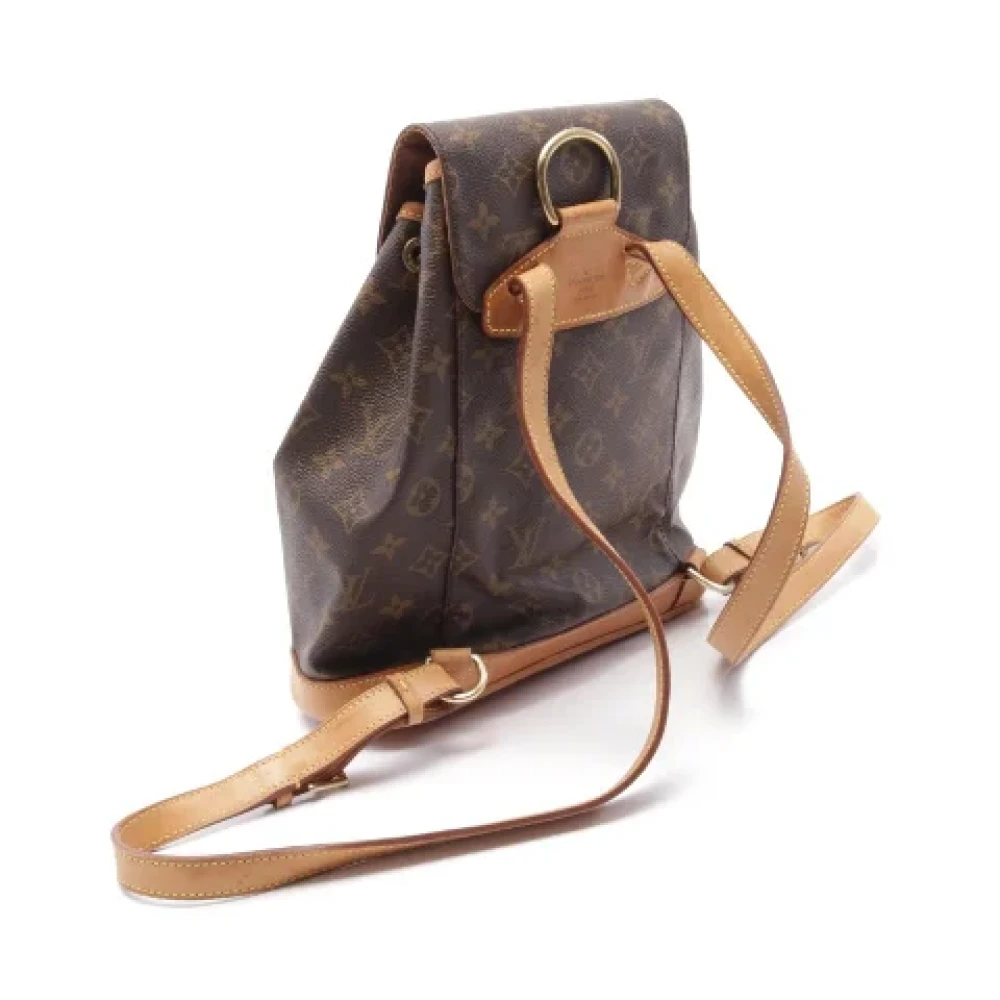 Louis Vuitton Vintage Pre-owned Canvas backpacks Brown Dames