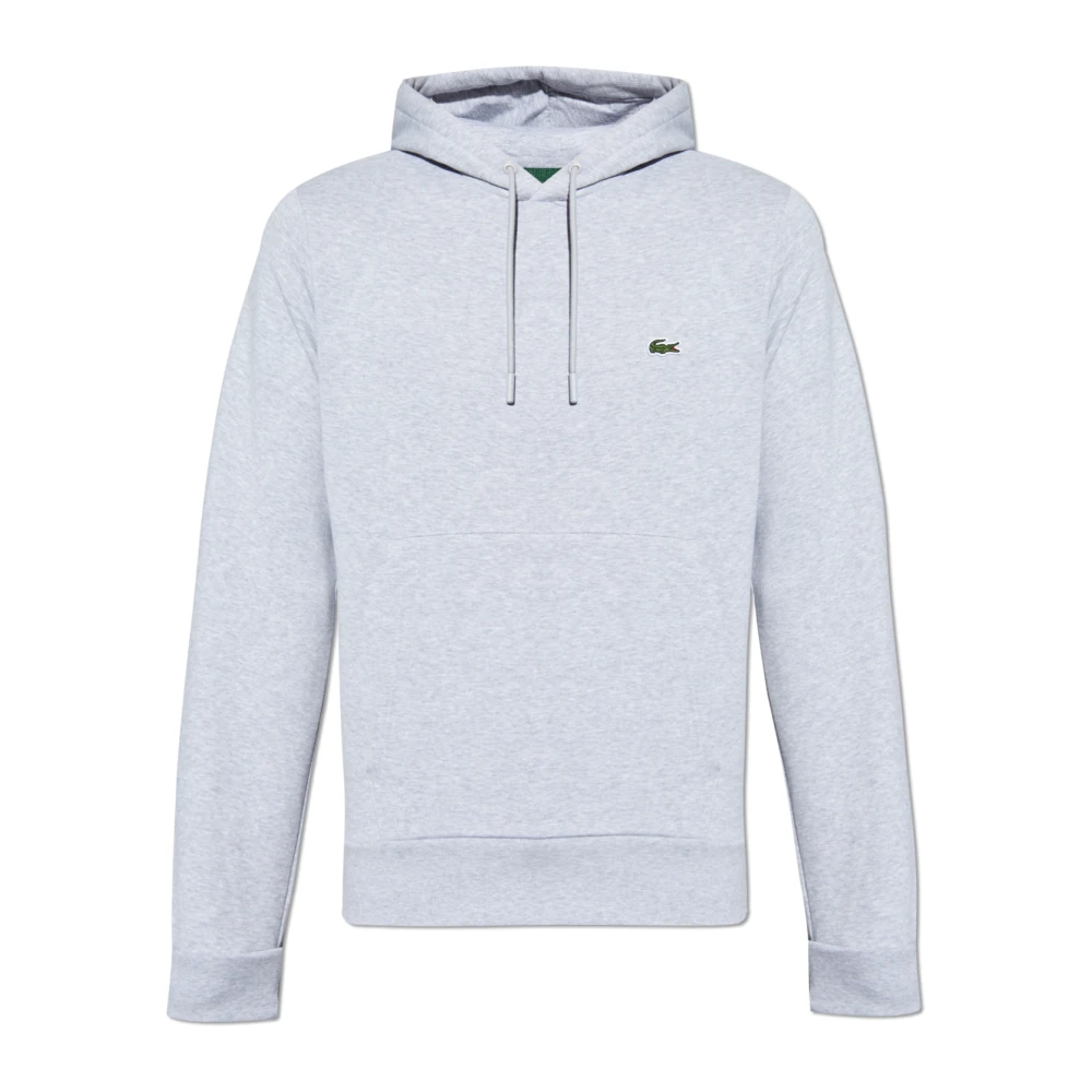 Lacoste Men's Gray Hoodie - Hoodies - M - Sweatshirts & Hoodies