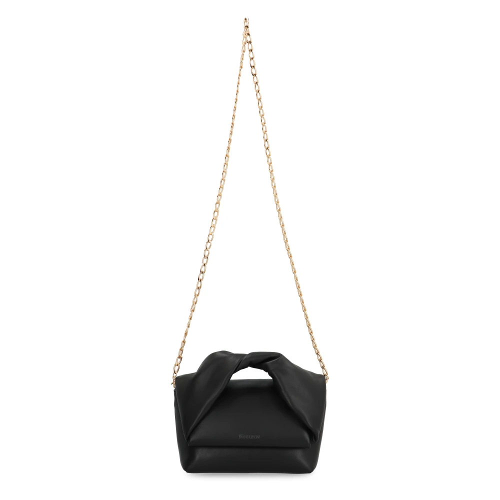 JW Anderson Stijlvolle Leren Handtas met Kettingriem Black Dames