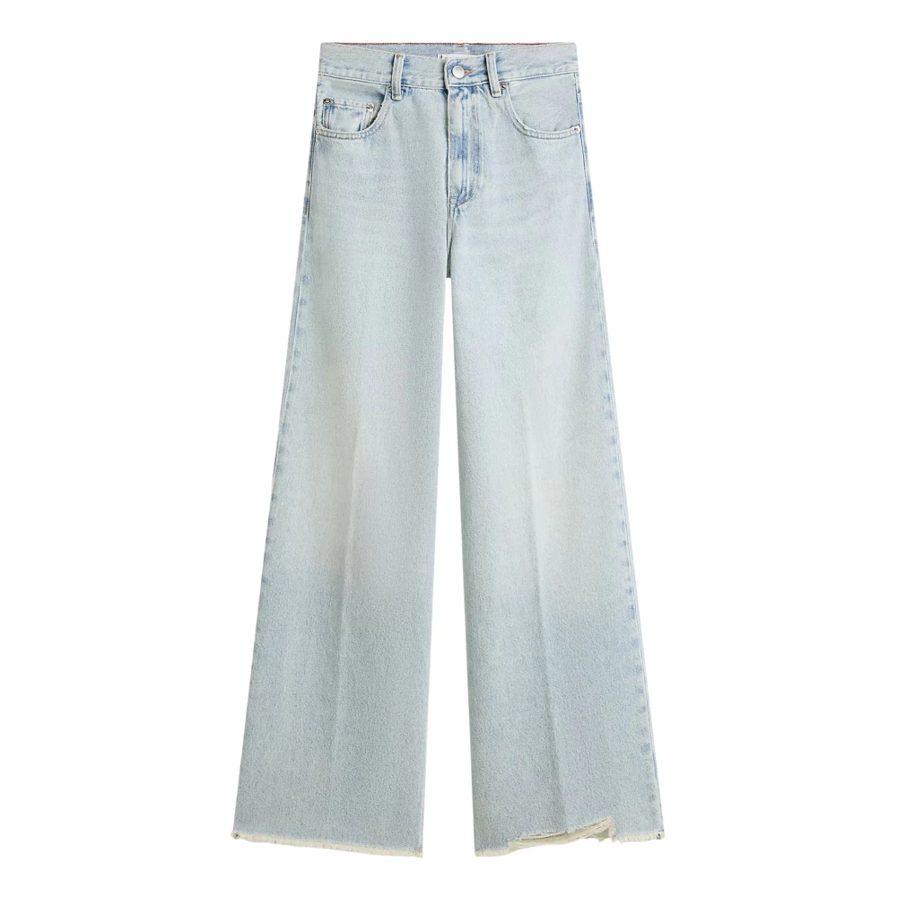 Tommy Hilfiger Women's Blue 70S High Rise Wide Leg Jeans - Wide Jeans - W29 - Jeans