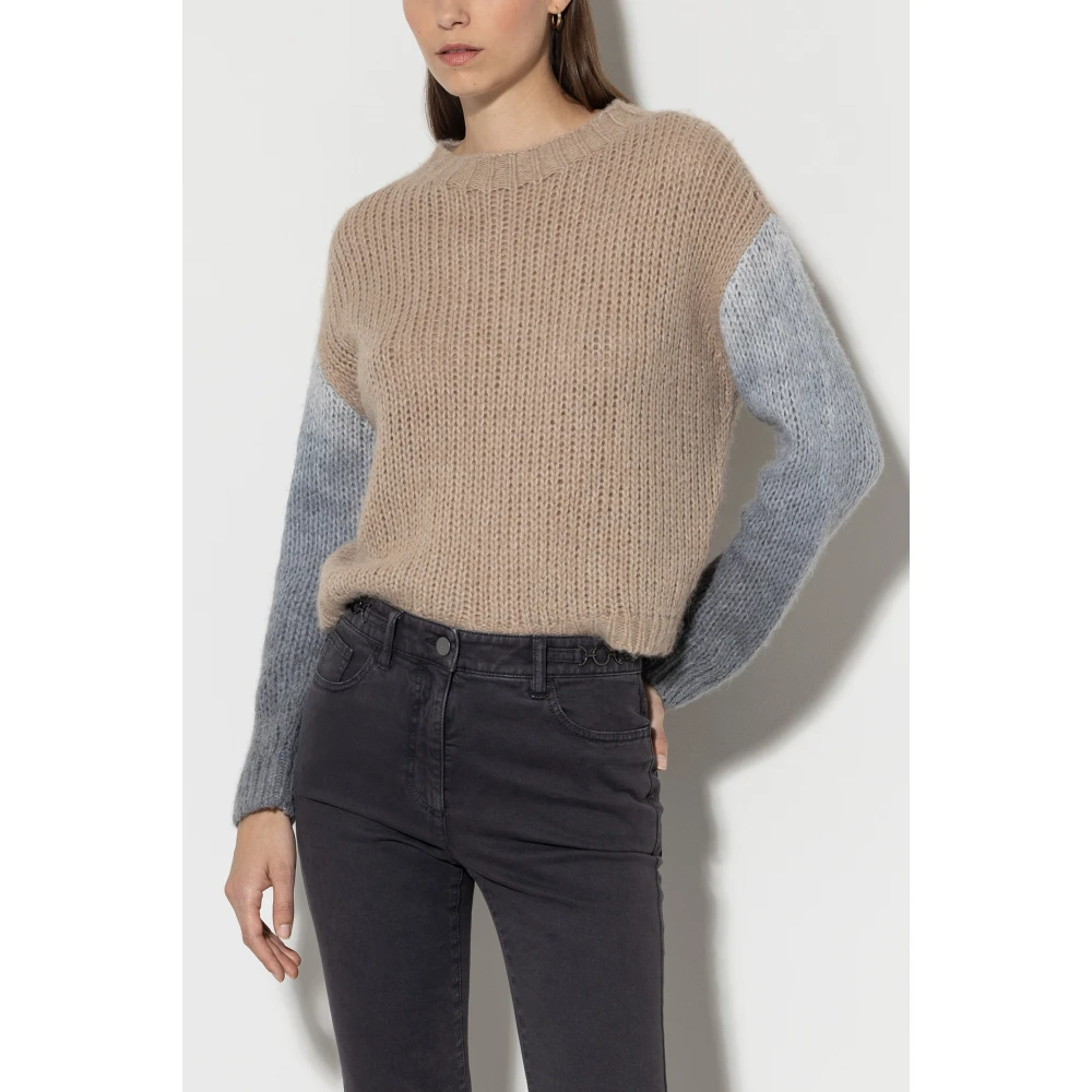 LUISA CERANO Spray Effect Gebreide Trui Multicolor Dames