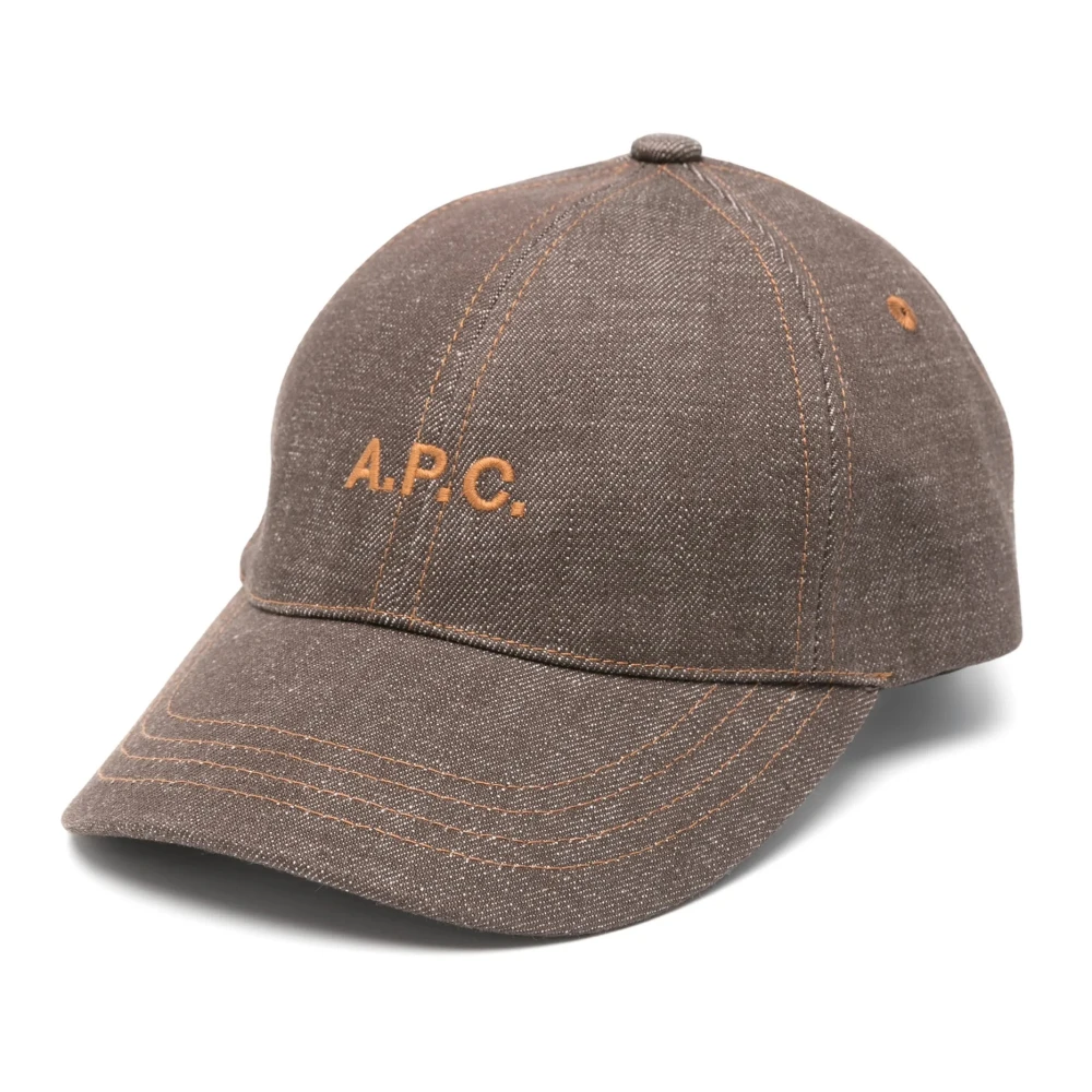 A.p.c. Brown Hats & Caps, Female, 58 Cm, Casquette Charlie