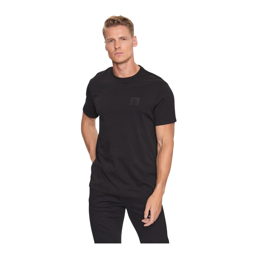 Armani Exchange Heren T-shirt Polo Herfst Winter Collectie Black Heren