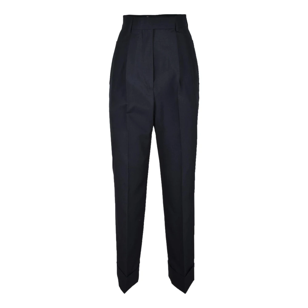 Thom Browne Elegante Wollen Blend Broek Black Dames