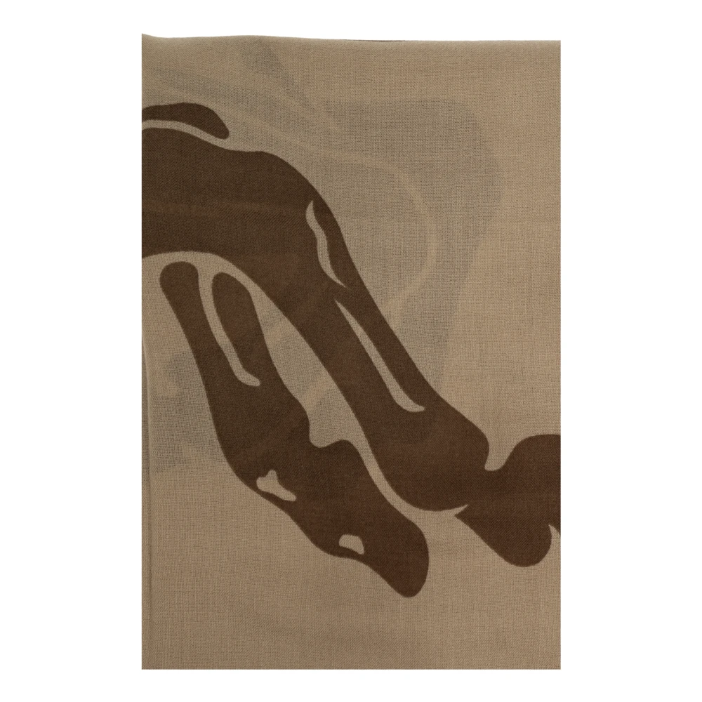 Burberry Wollen Sjaal Brown Unisex
