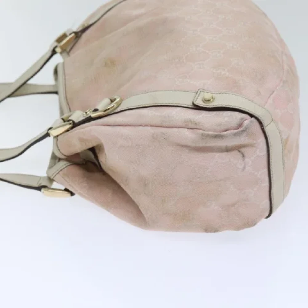 Gucci Vintage Pre-owned Canvas totes Pink Dames