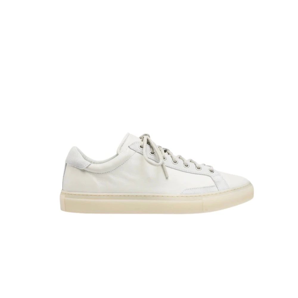 Diemme Minimalistische Tennissneaker in Papyrus Heren Schoenen Wit