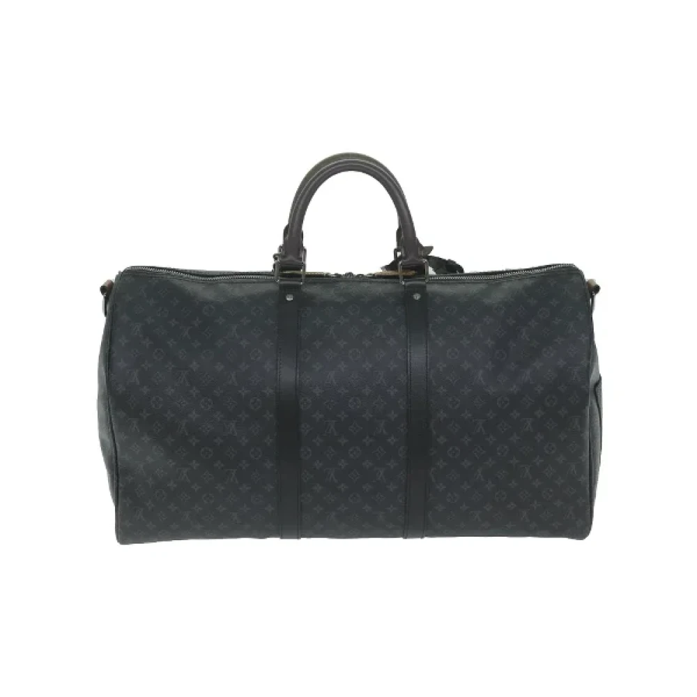 Louis Vuitton Vintage Pre-owned Coated canvas handbags Black Dames