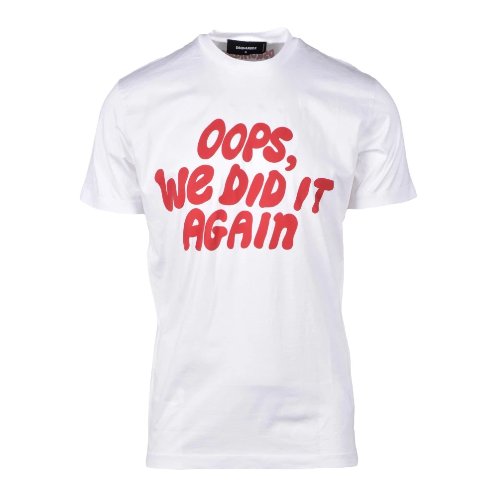 Dsquared2 Tshirt White Heren