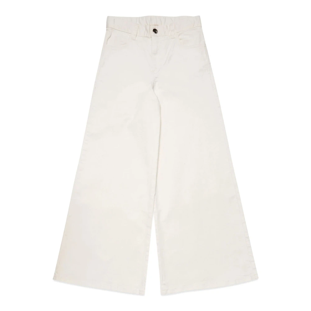 Marni Vita bomull vida ben jeans White, Flicka