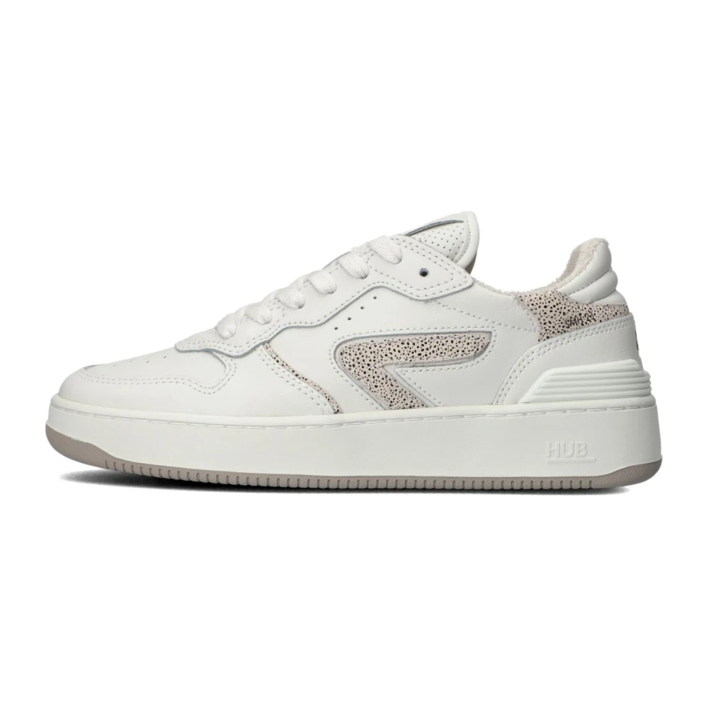 HUB Witte lage sneakers voor dames Dames Schoenen