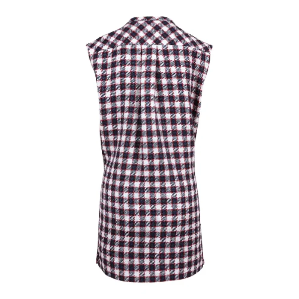 Gucci Geruite Tweed Tuniekjurk Multicolor Dames
