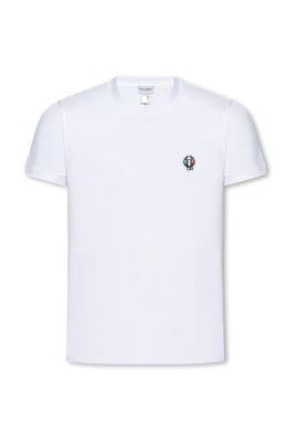 T-shirt med emblem och lagerkranslogotyp