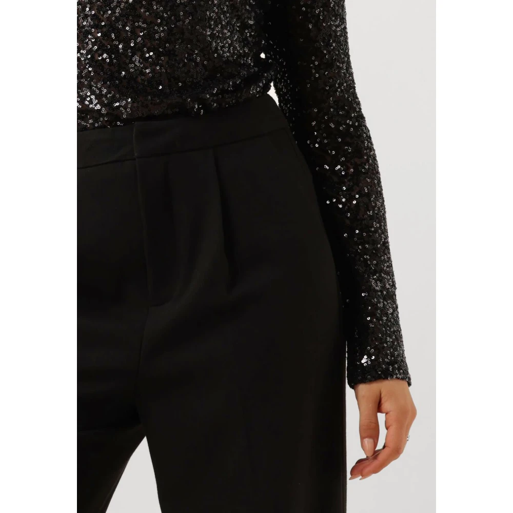 Notre-v Zwarte elegante broek Black Dames