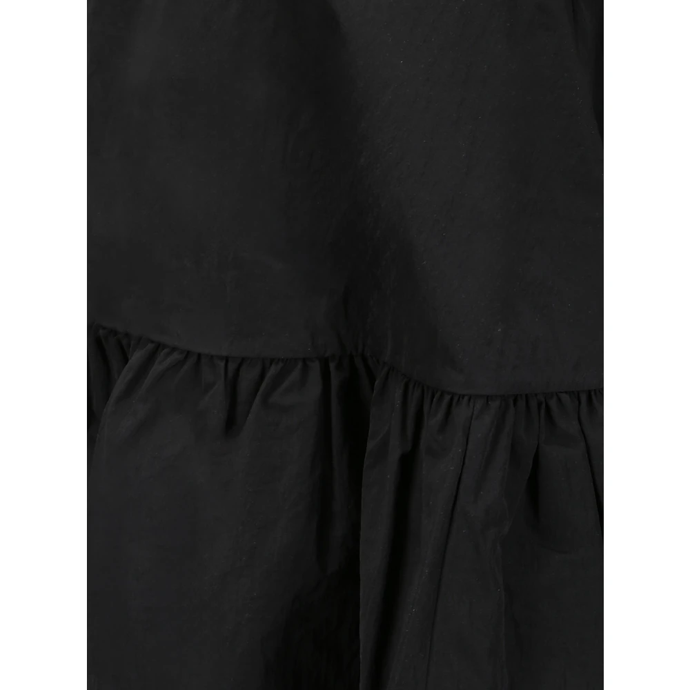 Cecilie Bahnsen Top met trekkoordsluiting Black Dames