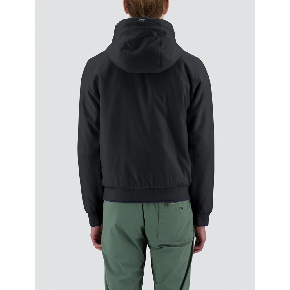 Herno Gecapuchonde Pufferjas Blue Heren