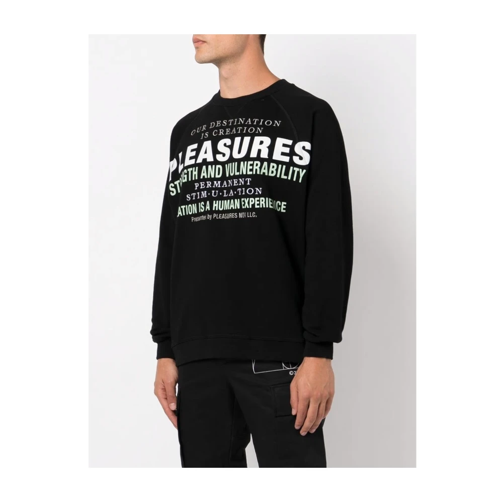 Pleasures Crewneck Sweaters en Gebreide Kleding Black Heren