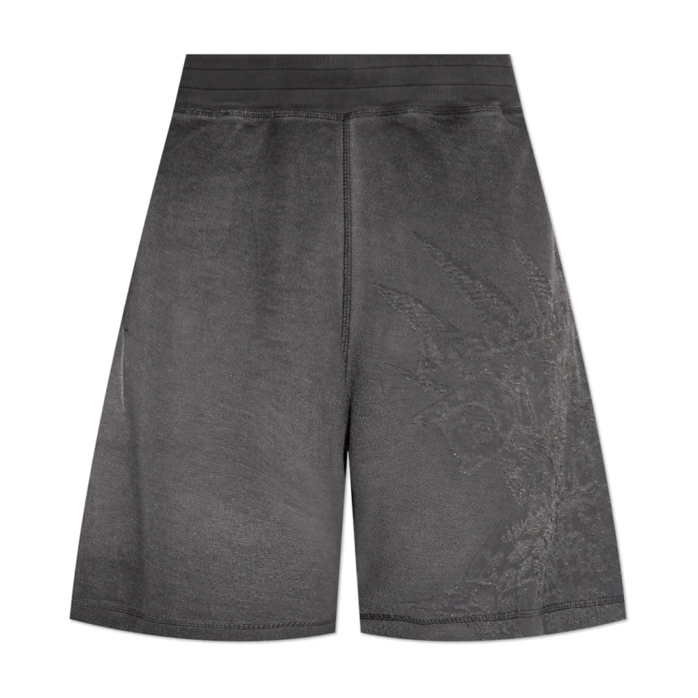 Diesel Uomo Grigio Pantaloncini, S, New,