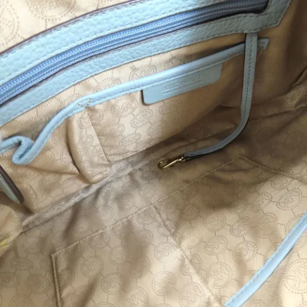 Michael Kors Pre-owned Leather shoulder-bags Blue Dames