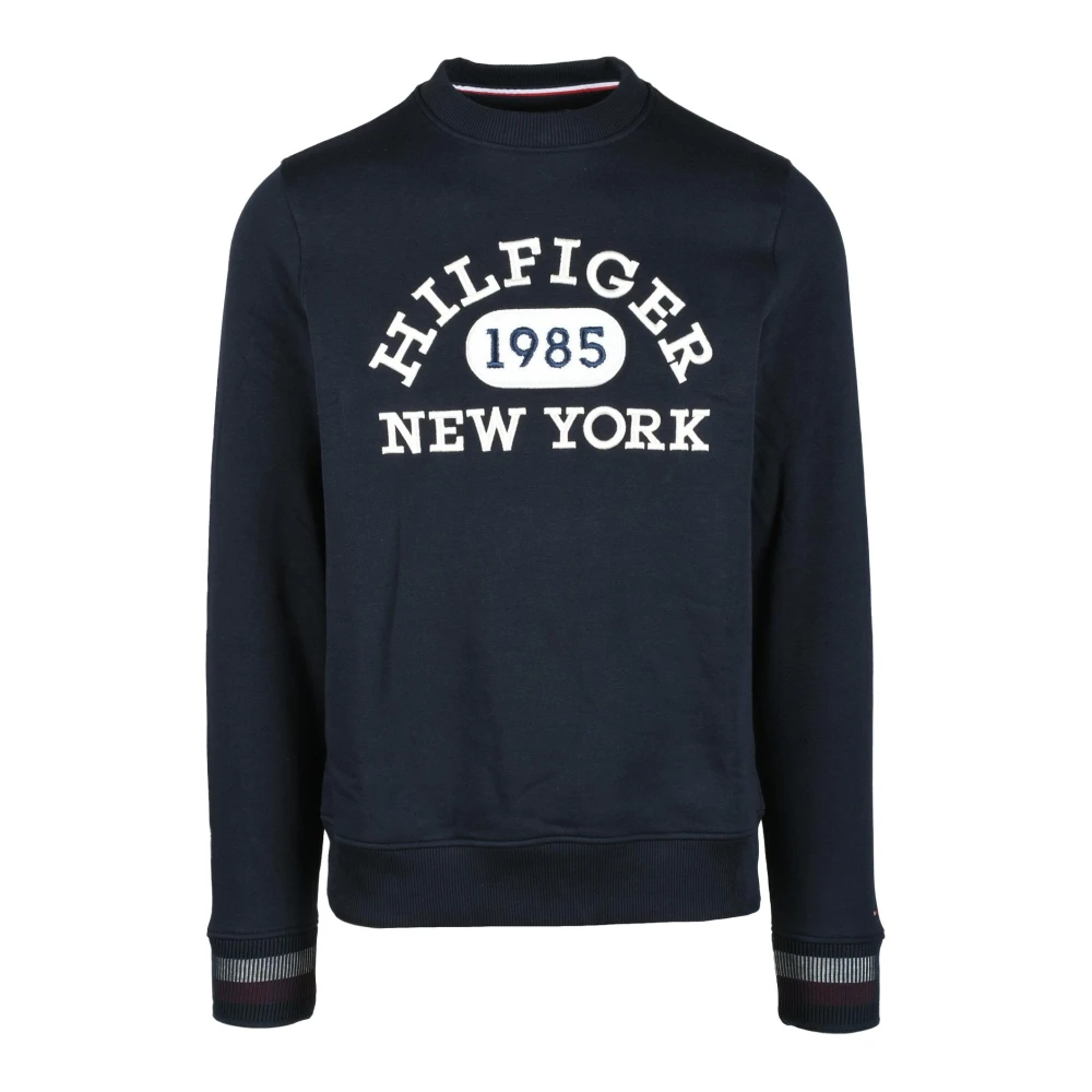 Tommy Hilfiger Katoenmix Sweatshirt Blue Heren