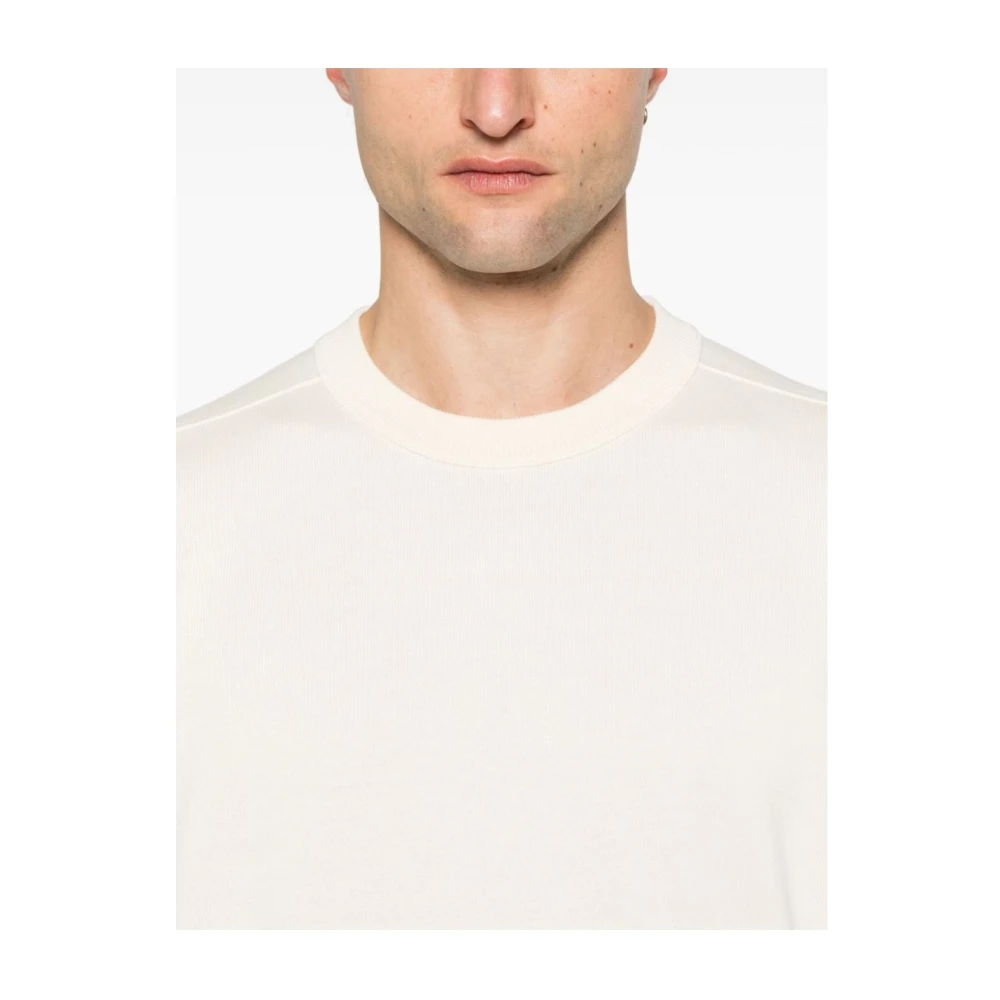 Stone Island Crew Neck Pullover in Wit Beige Heren