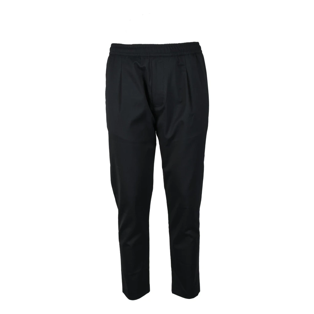 Low Brand Kasjmiermix Stijlvolle Broek Black Heren