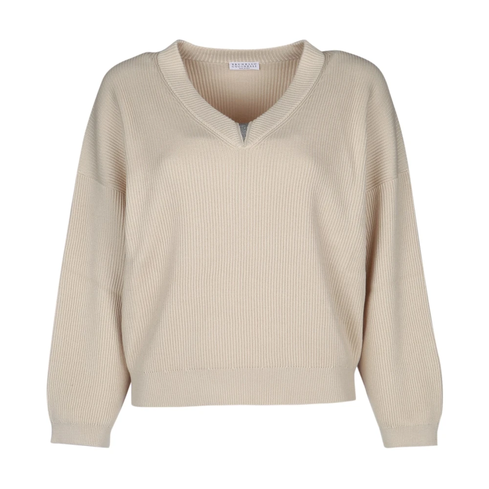 Knitwear > V-neck Knitwear - - Brunello Cucinelli - Modalova
