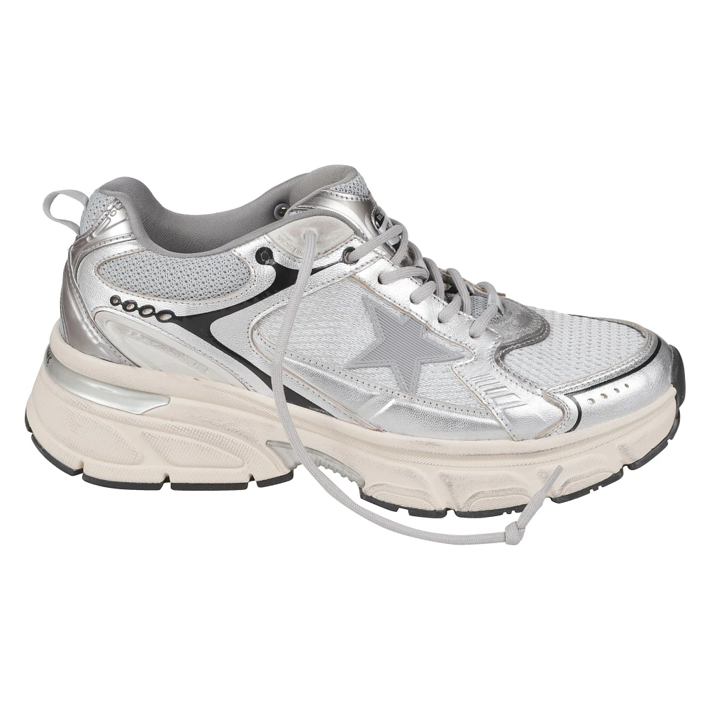 Golden Goose Men's Gray Lightstar Trainers - Sneakers - 9 Uk - Shoes