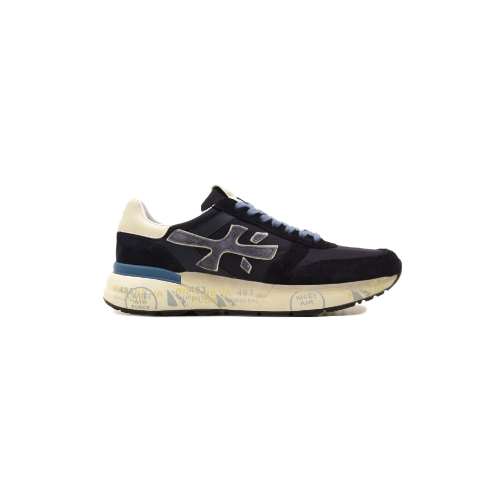Premiata Mick Lage Sneakers Heren Schoenen Blauw